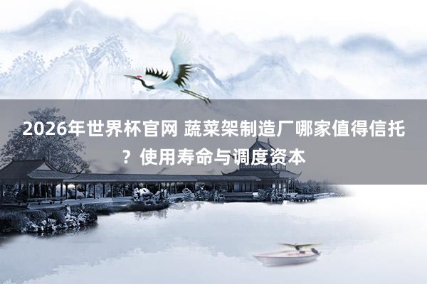2026年世界杯官网 蔬菜架制造厂哪家值得信托？使用寿命与调度资本