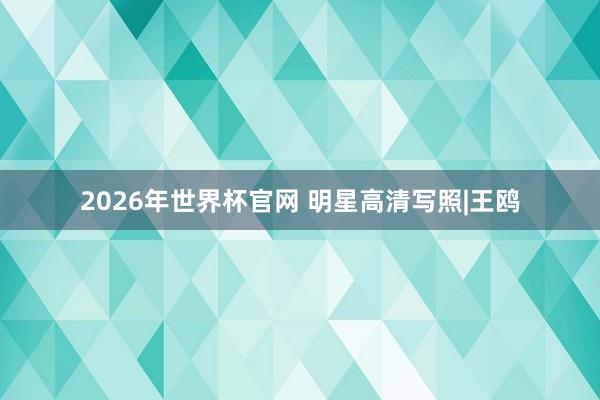 2026年世界杯官网 明星高清写照|王鸥