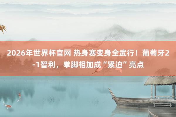 2026年世界杯官网 热身赛变身全武行！葡萄牙2-1智利，拳脚相加成“紧迫”亮点